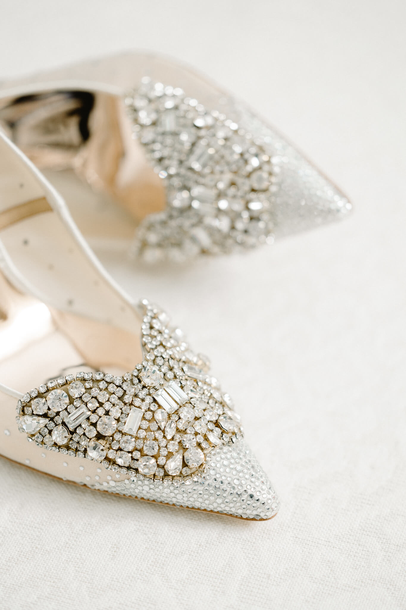 bridal shoes with rhinestones